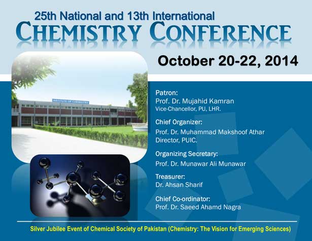 25th National and 13th International Chemistry Conference