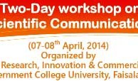 Two-Day Workshop on Scientific Communication