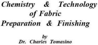 Chemistry and Technology of Fabric Preparation and Finishing