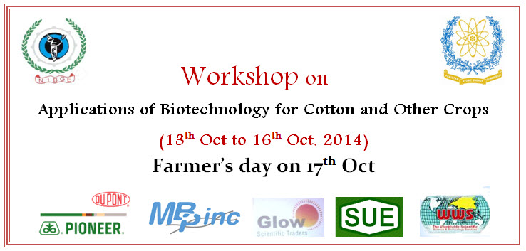 NIBGE Workshop on Applications of Biotechnology