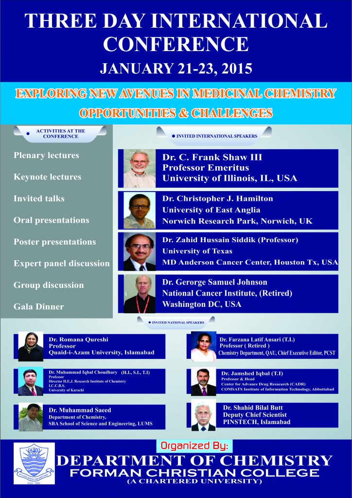 International Conference on Exploring New Avenues in Medicinal Chemistry Opportunities and