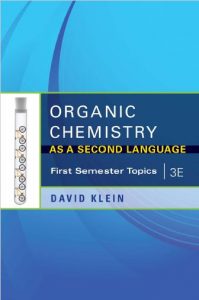 organic chemistry as a second language - first semester topics
