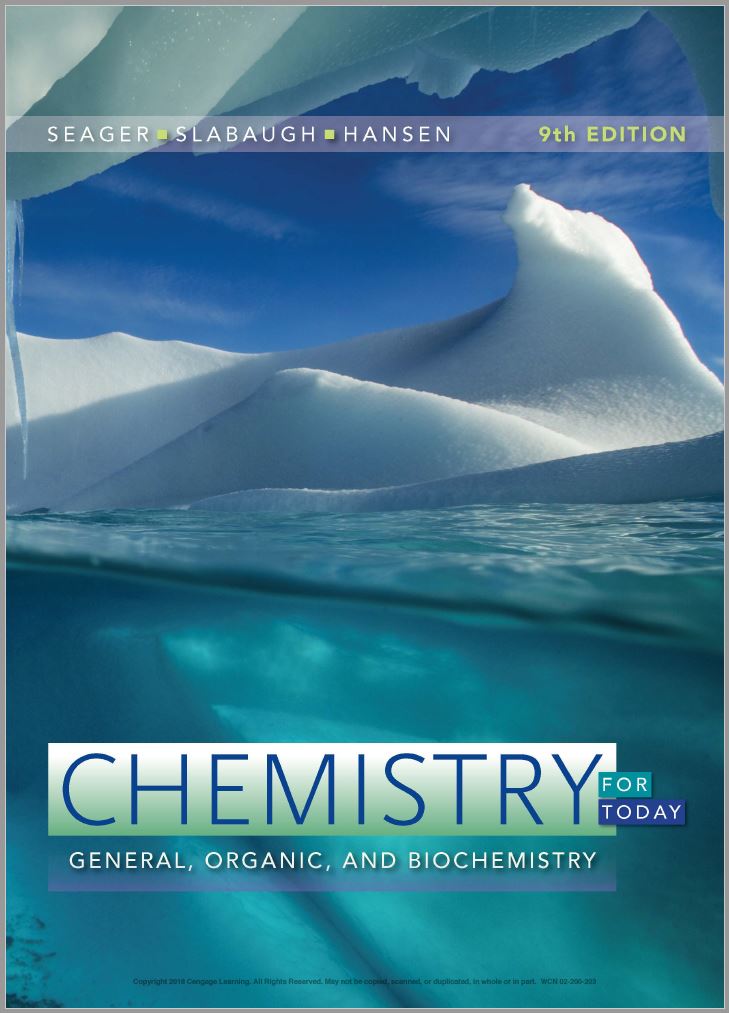 Chemistry for Today: General, Organic and Biochemistry (9th Edition) By Seager, Slabaugh & Hansen