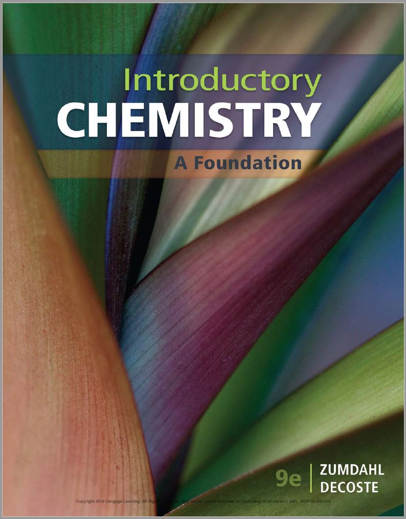 Introductory Chemistry: A Foundation (9th Edition) By Steven S. Zumdahl & Donald J. DeCoste