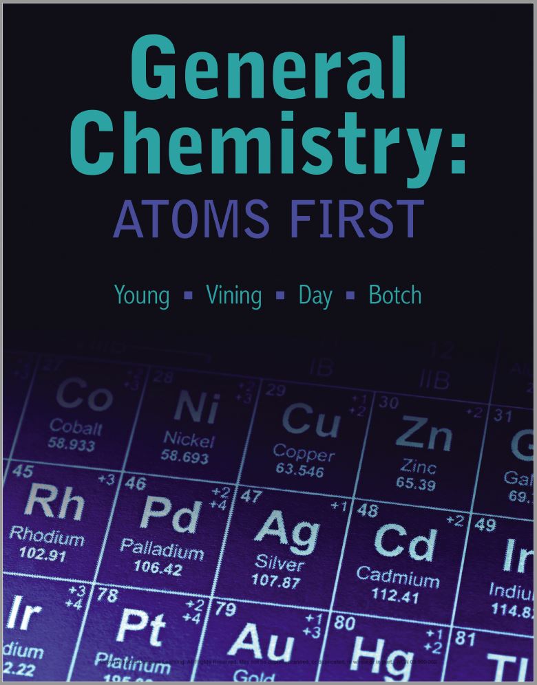 General Chemistry Atoms First By Susan Young, William Vining, Roberta Day and Beatrice Botch