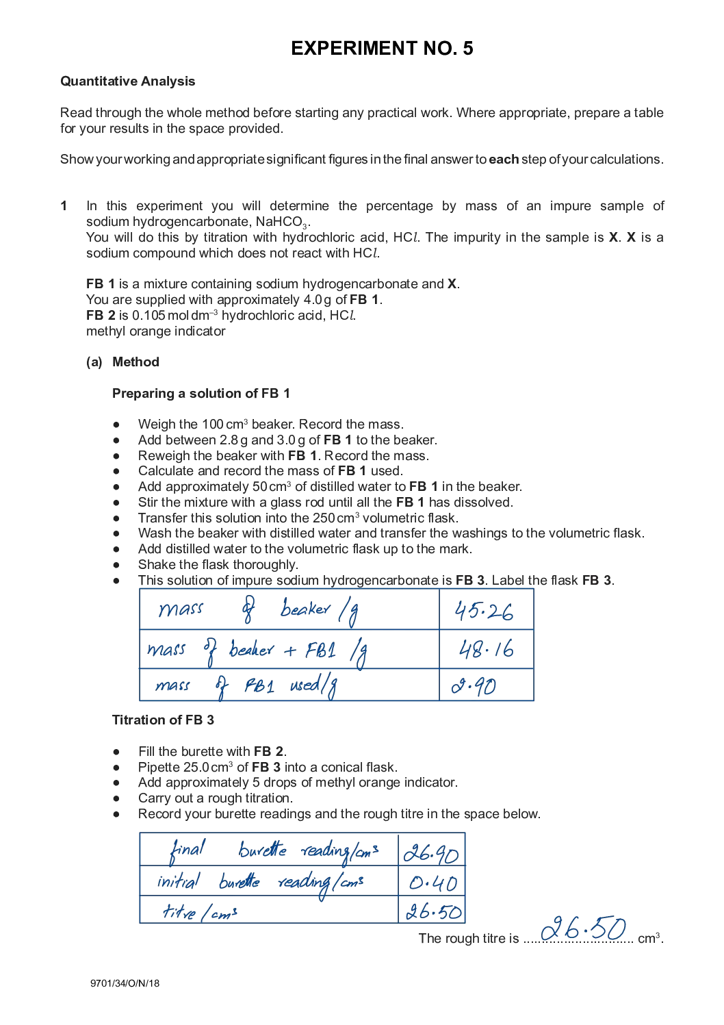 Experiment No. 5 – Solved